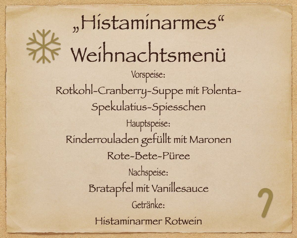 histaminarmes-weihnachtsmenue