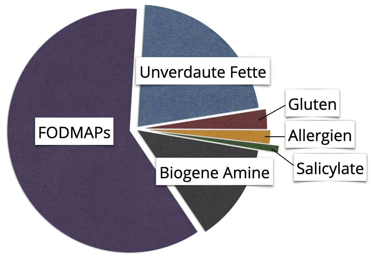 Reizdarm Diagramm Biogene Amine FODMAP
