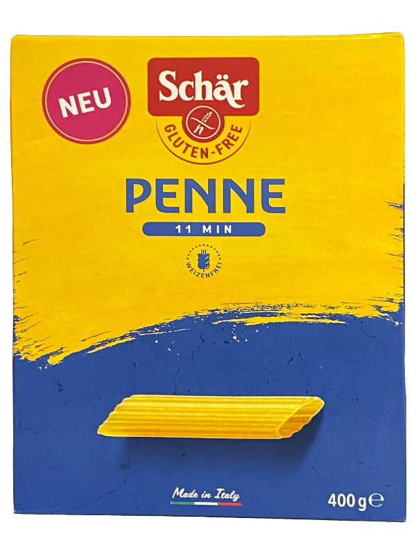 Schär Gluten Free Penne Neue Rezeptur